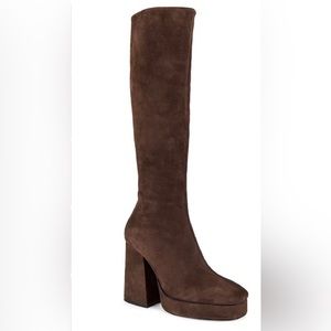 Schutz Colira Platform Knee High Boot in Umber 8.5M